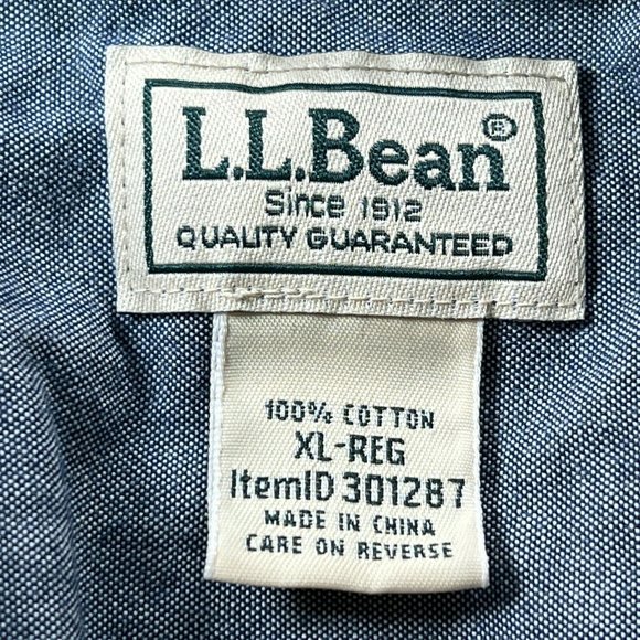 LL Bean Shirts Mens XL Short Sleeve Brown Plaid Button Up Slightly Fitte… - Picture 3 of 8